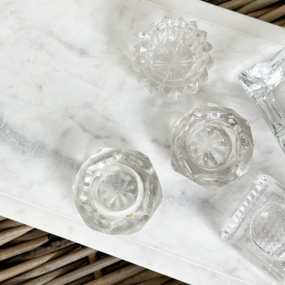 Vintage Glass Salt Cellar.