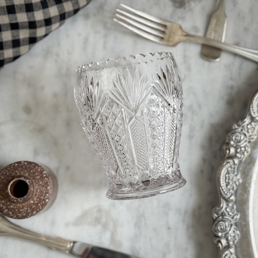 Vintage Glass Spooner