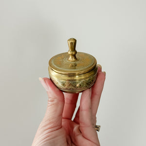 Vintage Brass Pooja Thali Vessels.