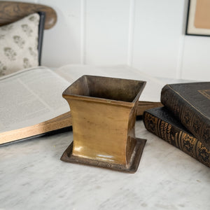 Vintage Brass Planter.