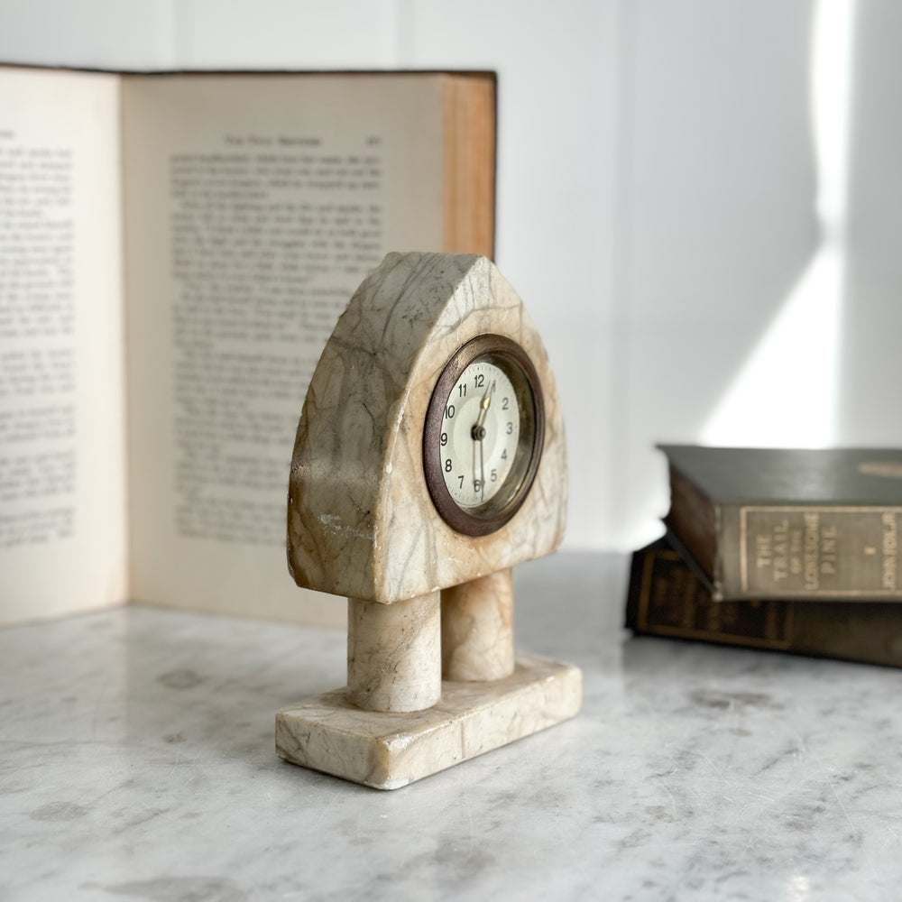 Vintage marble clock.