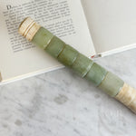 Vintage Large Green Smooth Calligraphy Brush.