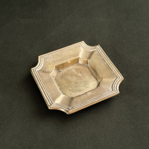 Vintage small square brass tray