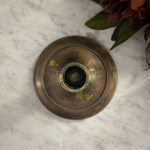 Vintage Dark Brass Taper Holder