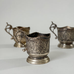Vintage Metal Turkish Coffee Holder.