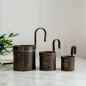 Vintage Metal Ladle Set