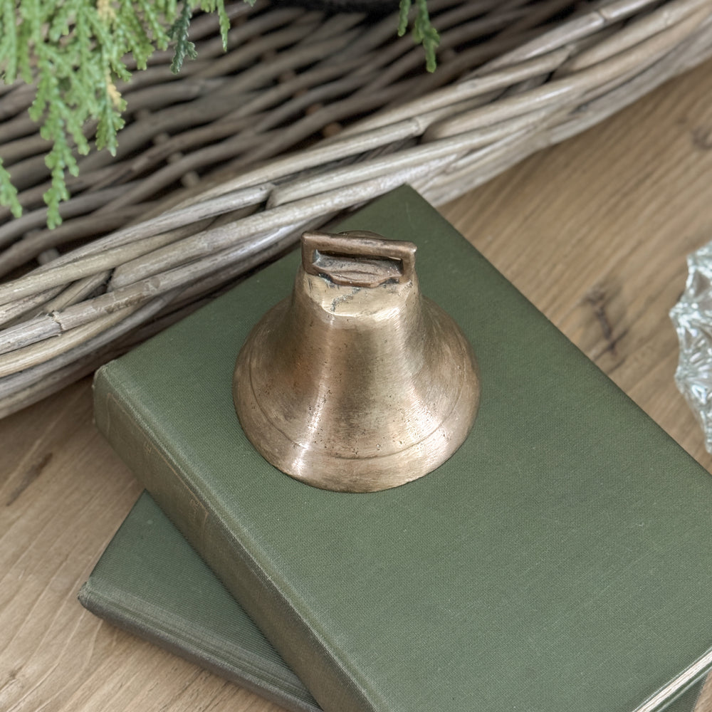 Vintage brass polished bell.