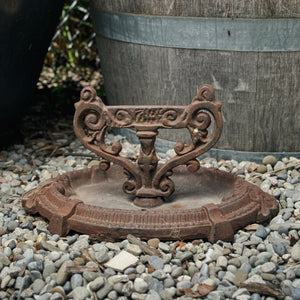 Vintage cast iron boot scraper