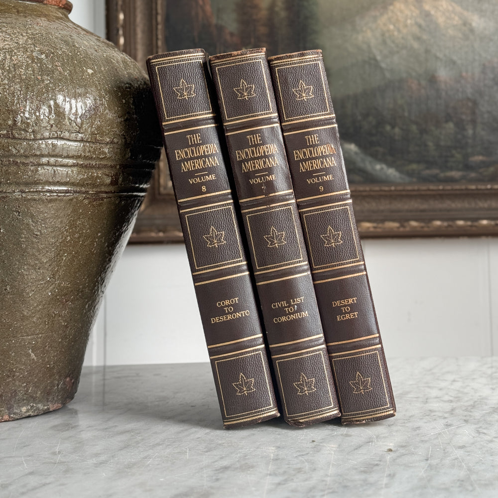 Vintage Ameri Cana Encyclopedia Book