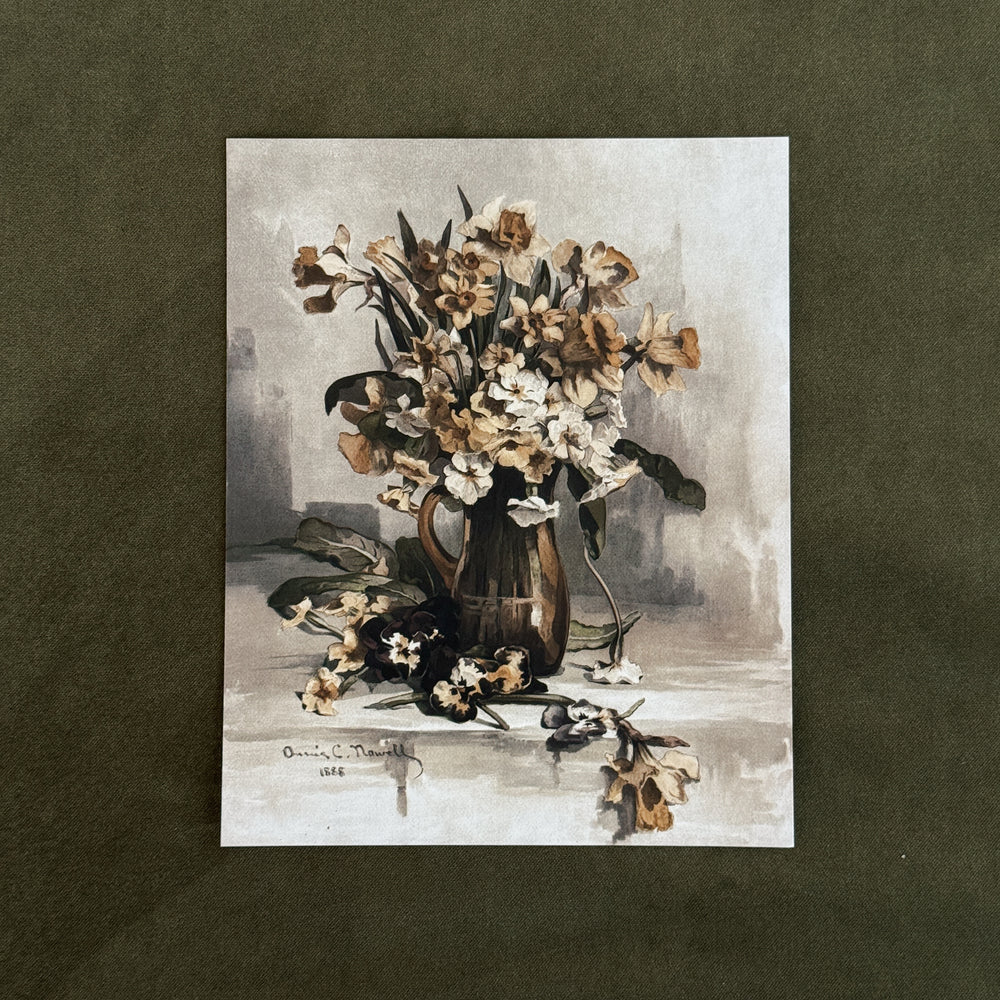 Muted Floral Art Print | 8 x 10.