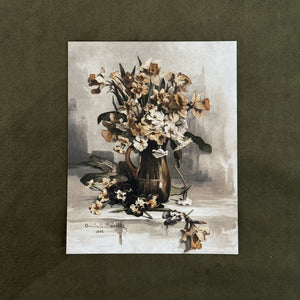Muted Floral Art Print | 8 x 10.