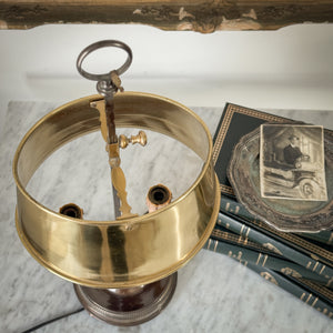 Vintage Brass Shade Lamp.