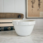 Antique ironstone pudding bowl -ENGLAND.