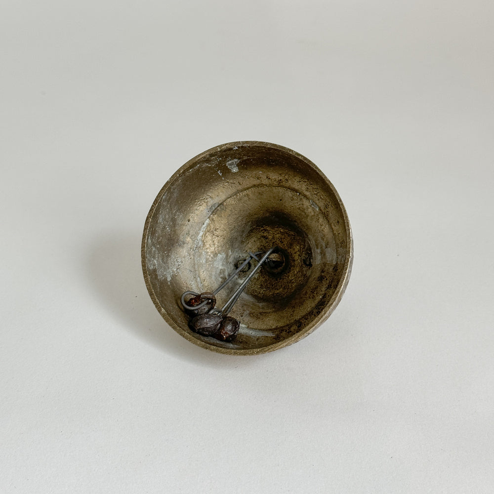 Vintage Etched Brass Bell