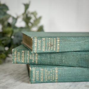 Vintage Green Louise Muhlbach Book.