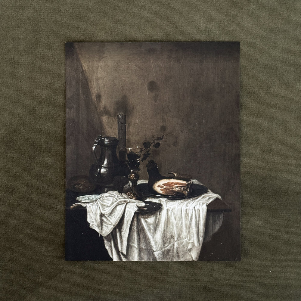 Vintage Dinner Kitchen Art Print | 8 x 10.