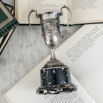 Vintage 1937 Bennett silverplate trophy
