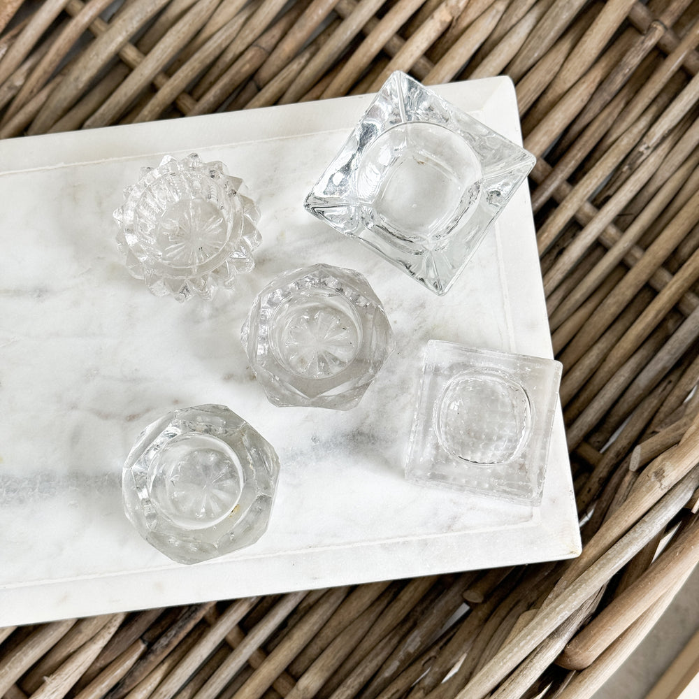Vintage Glass Salt Cellar.
