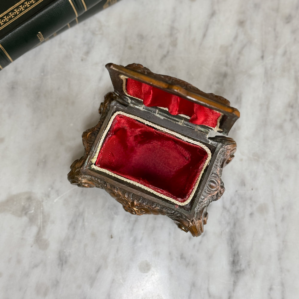 Vintage German Castle Trinket Box