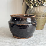Vintage Brown Pottery Bowl.