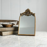 Vintage Gold Metal Mirror