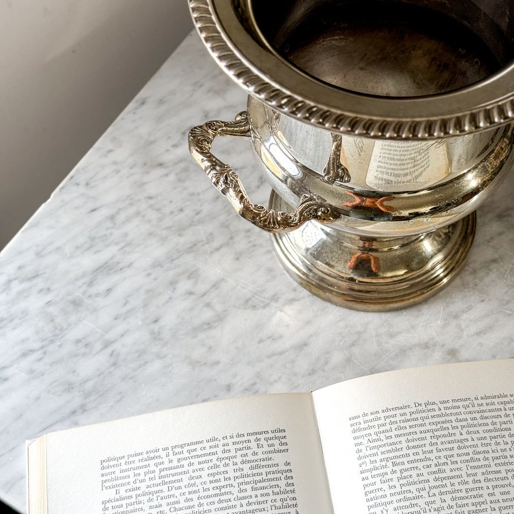 Vintage Silver Champagne Bucket A.M.M.