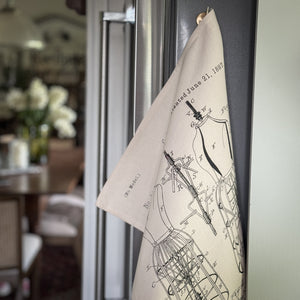 C.H. Griffin Dress Form Print Tea Towel.
