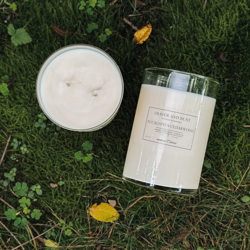 Oliver and Rust Candle | Eucalyptus Cedarwood