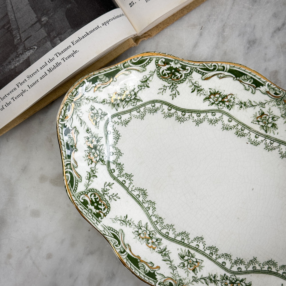 Antique green and white King Edward Toronto.