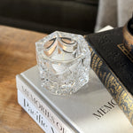 Vintage crystal votive holder.