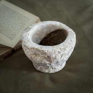 Vintage Carved Stone Bowl VI.