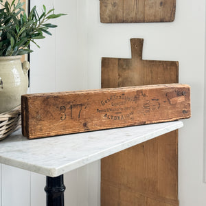 Vintage Wooden Cigar Mould