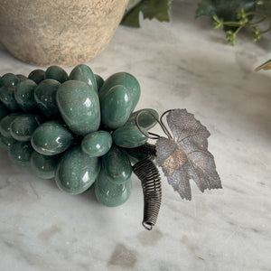 Vintage Green Marble Grapes
