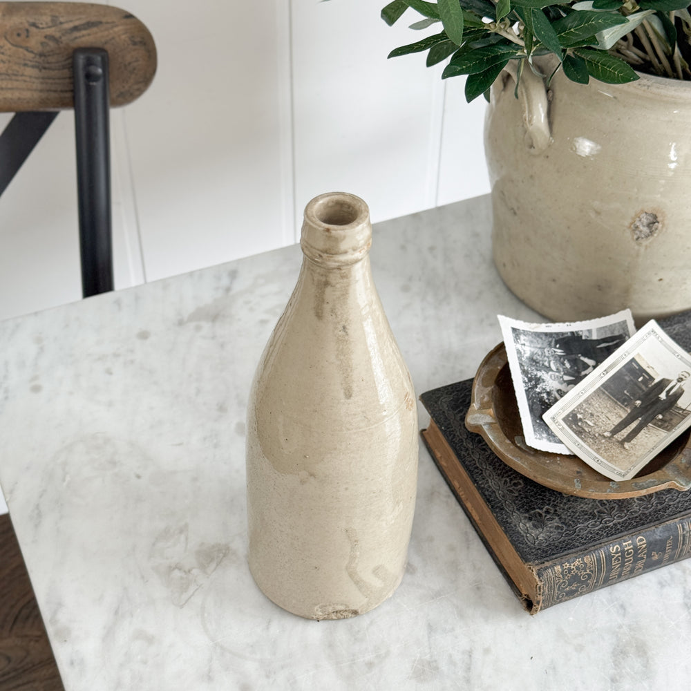Vintage Tall Stoneware bottle