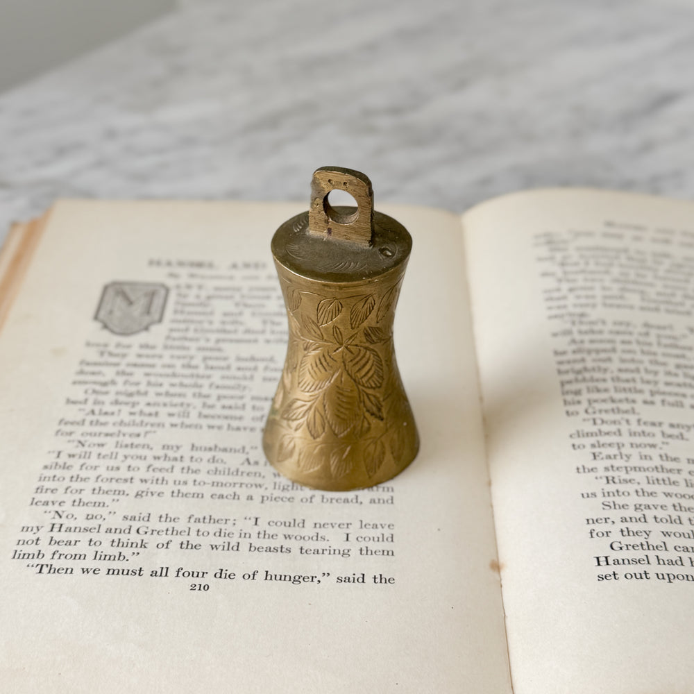 Vintage brass bell tapered.