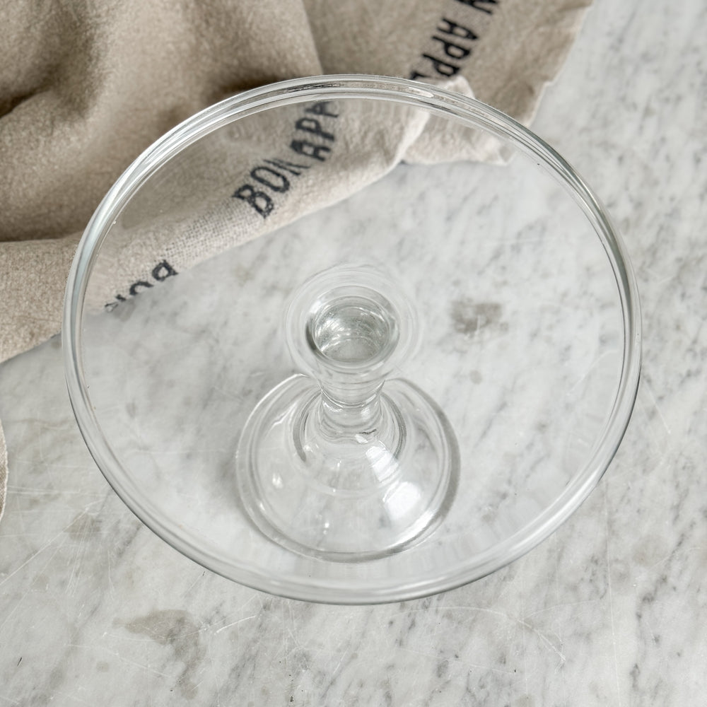 Vintage Glass Cake Stand.