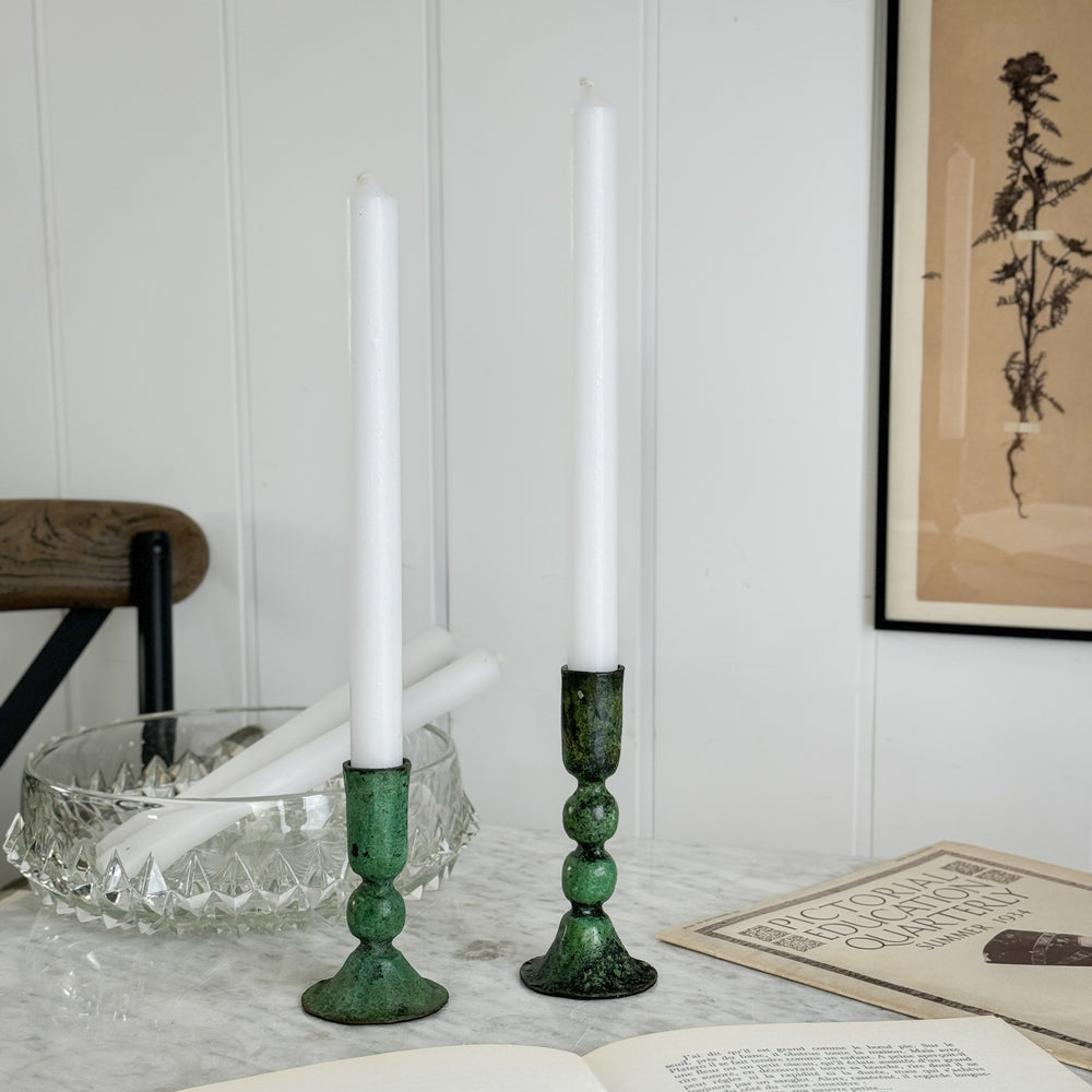 Dinner Taper Candles - White