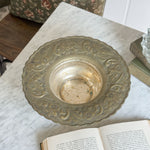 Vintage wide flower edge vase bowl.