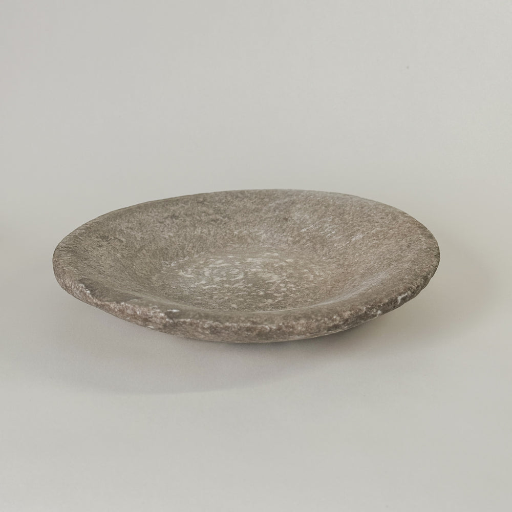 Vintage Round Marble Bowl II