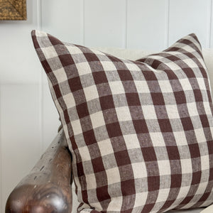 Leigh Gingham Pillow Cover- Multiple Sizes.