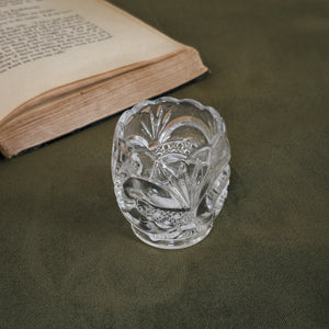 Vintage glass toothpick holder.