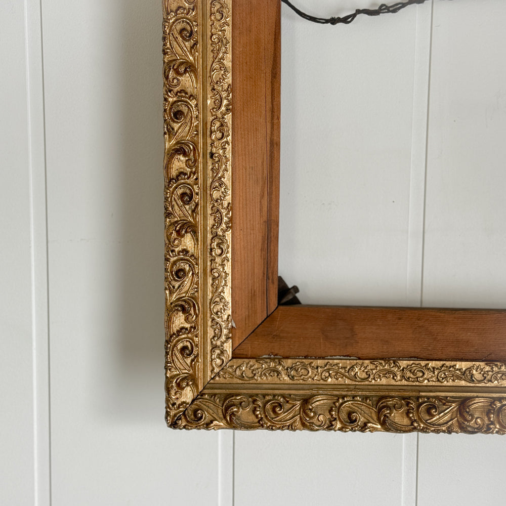 Vintage Gold Wooden Frame.