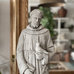 Concrete St. Francis Statue.