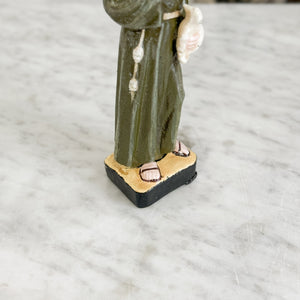 Cast iron St. Francis.