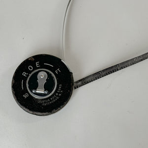 Vintage Black Field Tape Measure.