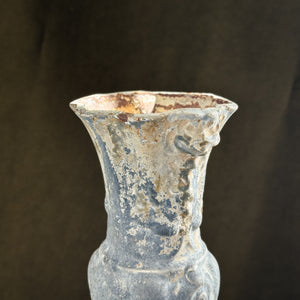 Vintage cast iron vase - FRANCE.