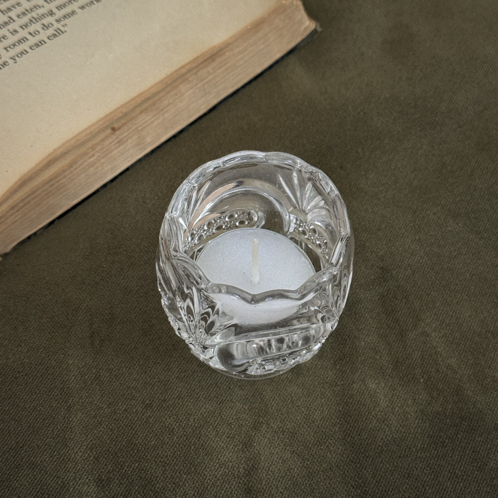 Vintage glass toothpick holder.