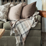 Stewart Wool Tartan Blanket.