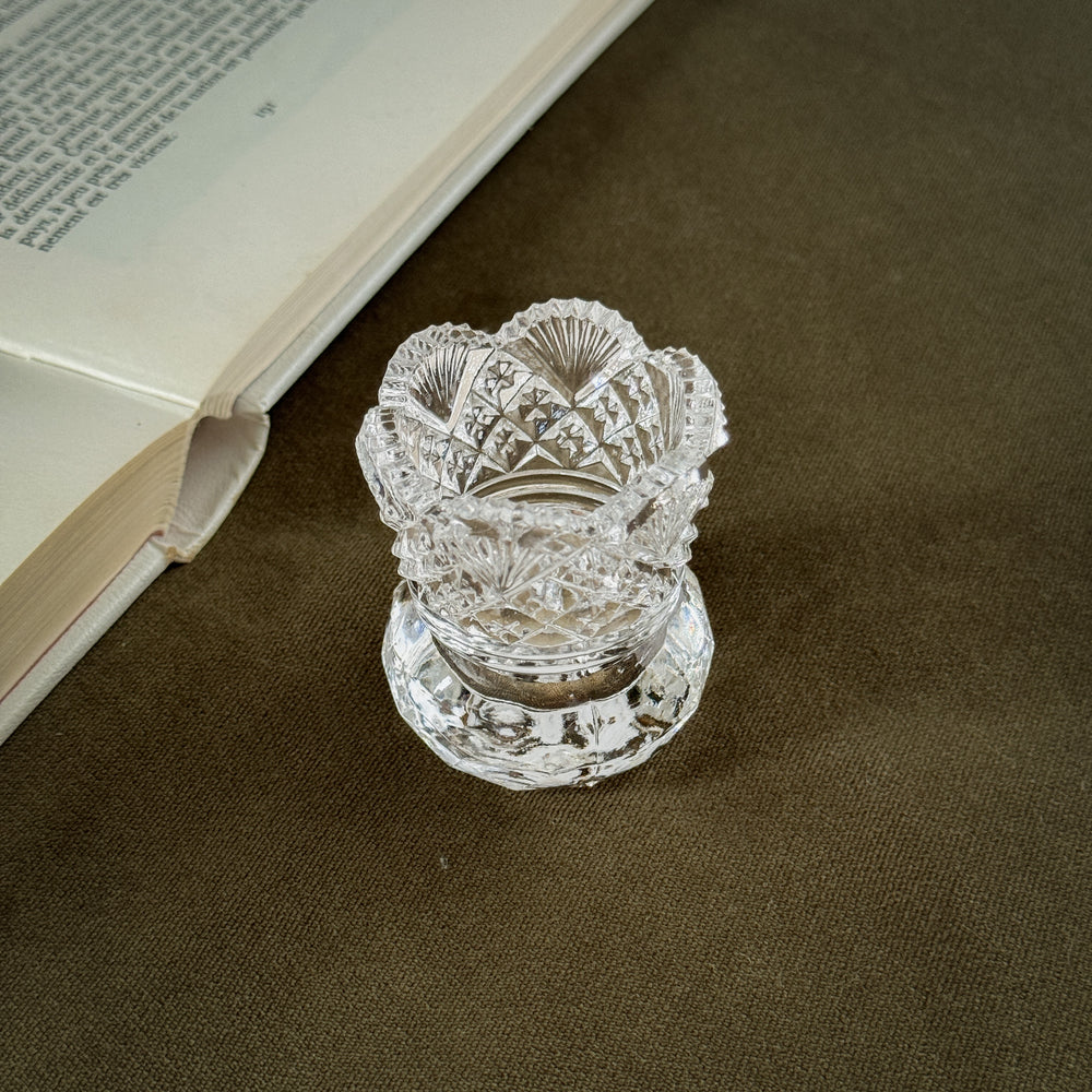 Vintage Glass Toothpick Holder VIII