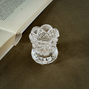 Vintage Glass Toothpick Holder VIII